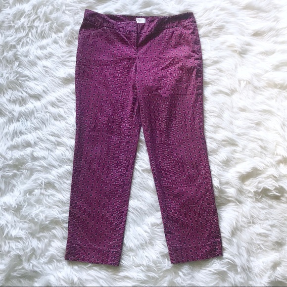 Laundry by Shelli Segal Geometric Slim Fit Capris - Picture 2 of 8